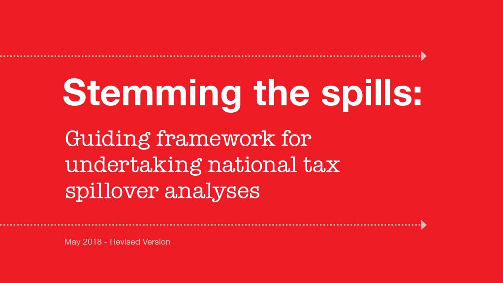  Stemming the spills: Guiding Framework for National Tax Spillover Analyses 