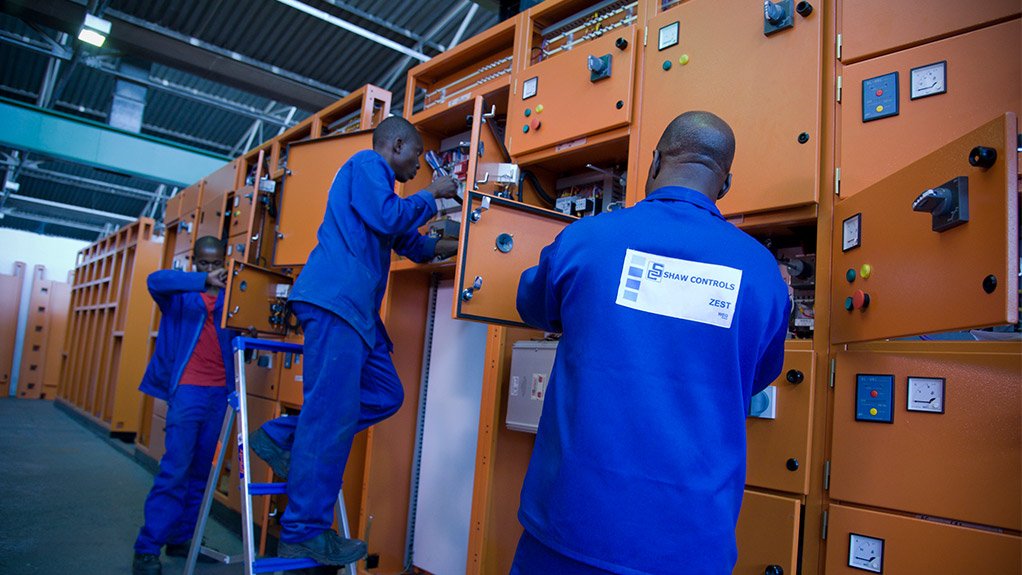 SKILLS DEVELOPMENT Shaw Controls' manufacturing facility in Johannesburg uses the latest technology in manufacturing motor control centres 
