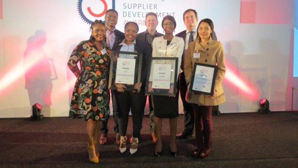 Hatch recognised for contribution to equity and skills development at inaugural ABSA Business Day Supplier Development Awards