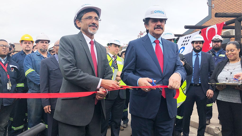 Cape Town Iron and Steel Works officially opened