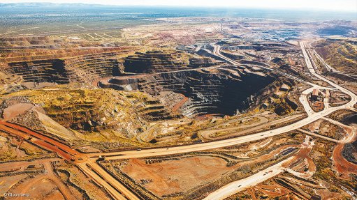 SOUTH AFRICA'S BIGGEST IRON-ORE MINE:
