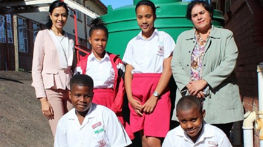 Engen assists 17 Durban Schools With JoJo Tanks