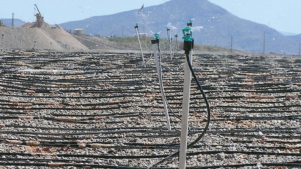 Wobbler technology benefits overhead irrigation for heap leaching