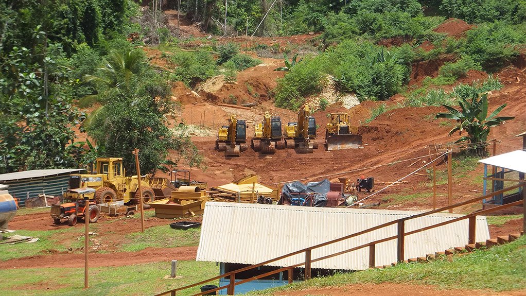 MOUNTAINOUS MINING
Guyana issued a mining licence for the Marudi gold project in 2009 and Guyana Goldstrike has been working with the community to establish a mining operation
