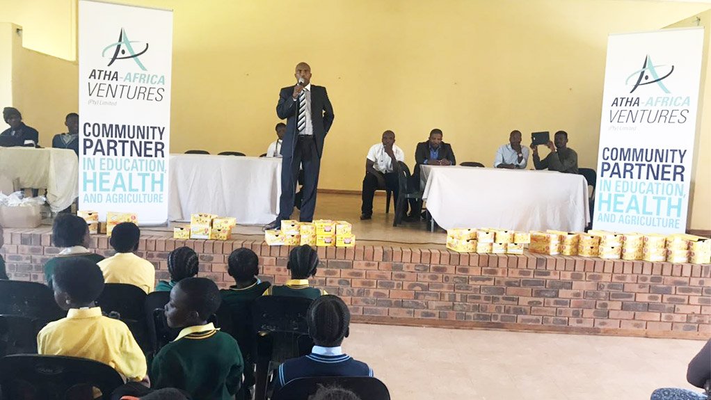 Community representative Thabiso Nene