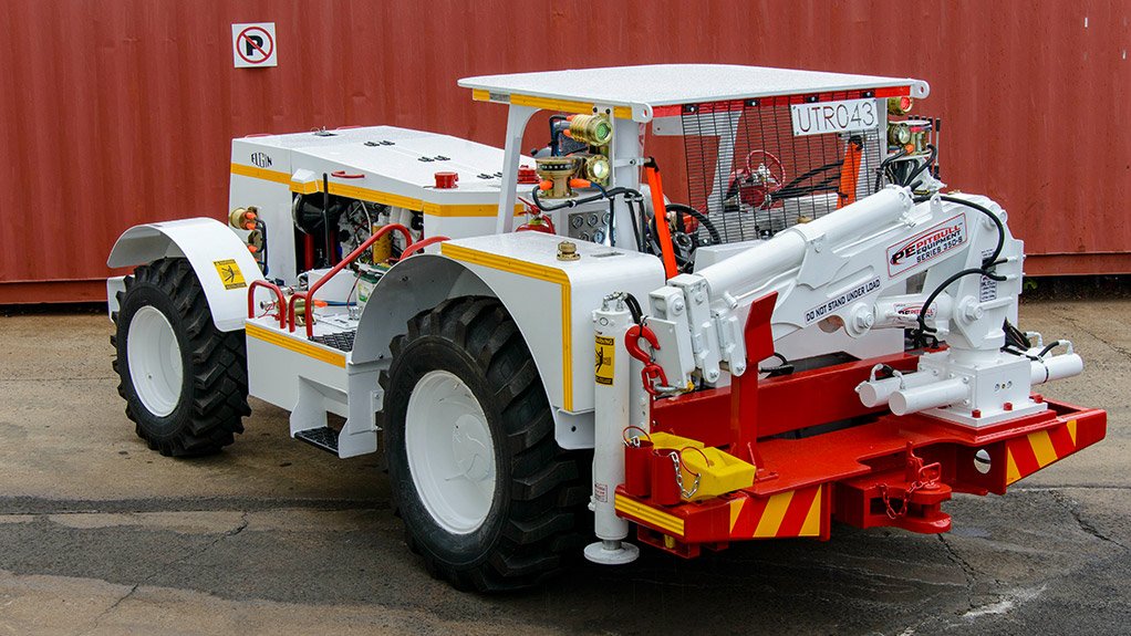 MODIFIED 
The newly modified Elgin 112TR flameproofed tractor was officially launched in May 
