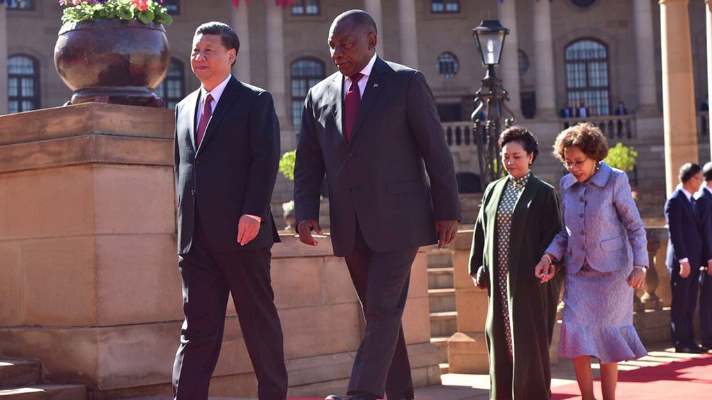 Chinese President Xi Jinping and President Cyril Ramaphosa