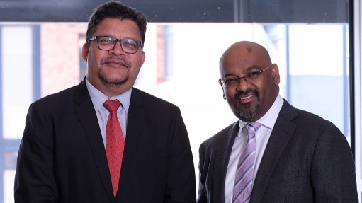 NERESH PATHER AND CHRIS CAMPBELL Consulting Engineers South Africa is encouraging partnerships among its member companies, in the form of joint ventures, to benefit in respect of growth and skills transfer 