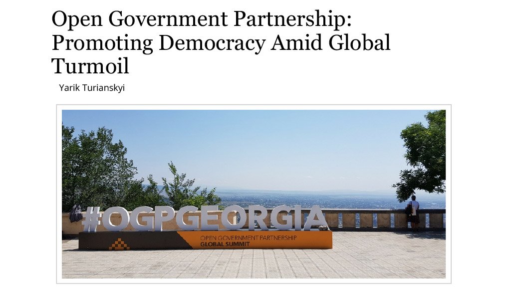  Open Government Partnership: Promoting Democracy Amid Global Turmoil 
