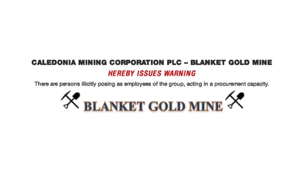 Caledonia Mining Corporation PLC – Blanket Gold Mine
