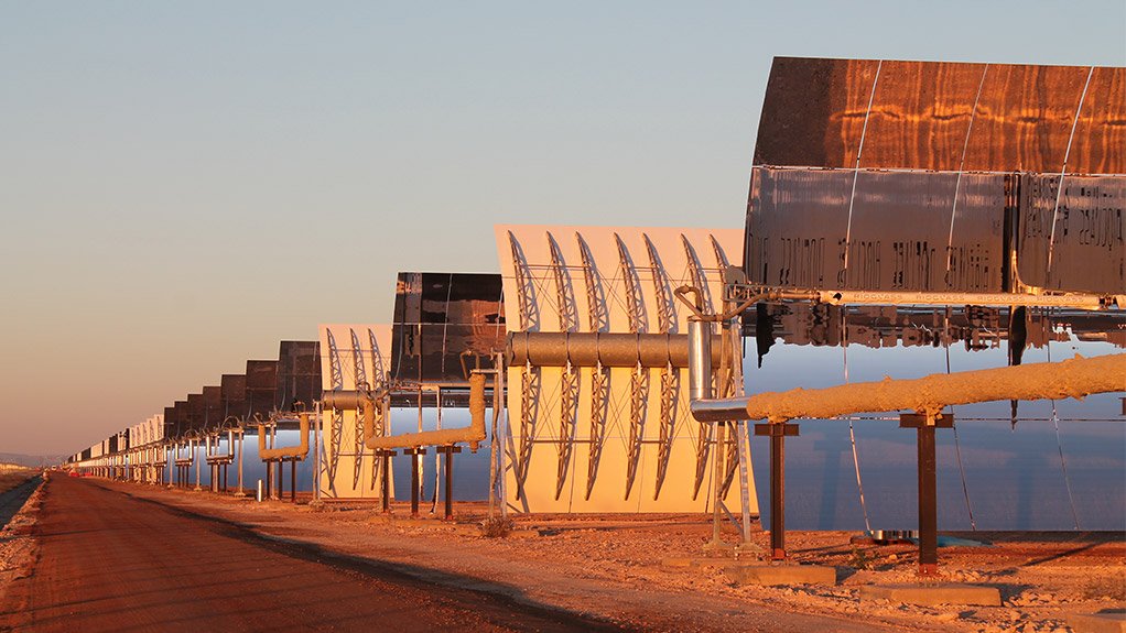 SENERtrough-2 system at Kathu Solar Park's concentrated solar power plant 