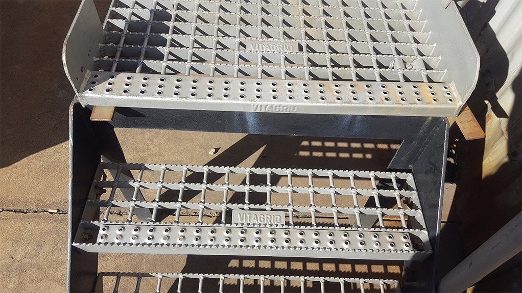 ‘Solid’ safety: Vital Engineering’s solid forged handrails and stair tread nosing – safety assured for the local and pan-African mining sector