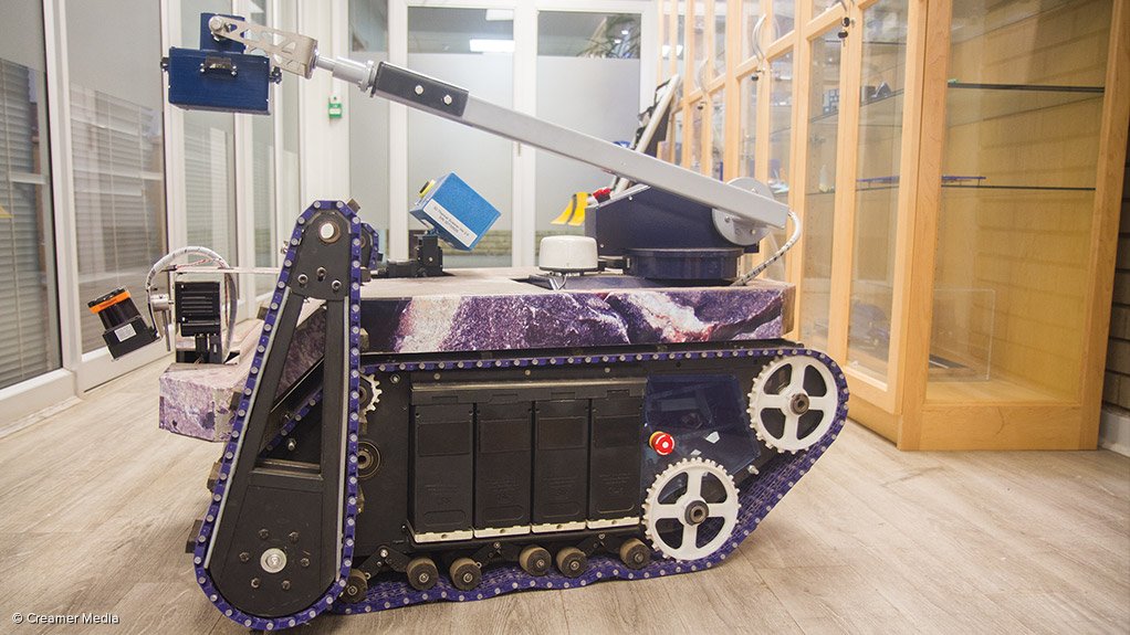 MONSTER The robot aims to identify and assess risks for underground mines using thermal imaging and audio sensors