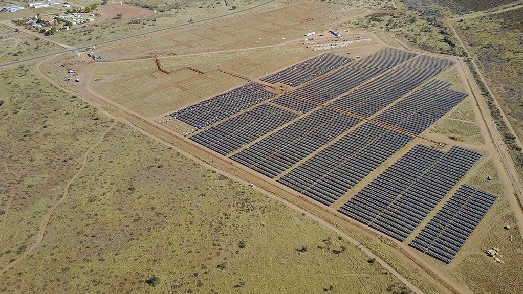 Ejuva solar project in Gobabis, Namibia