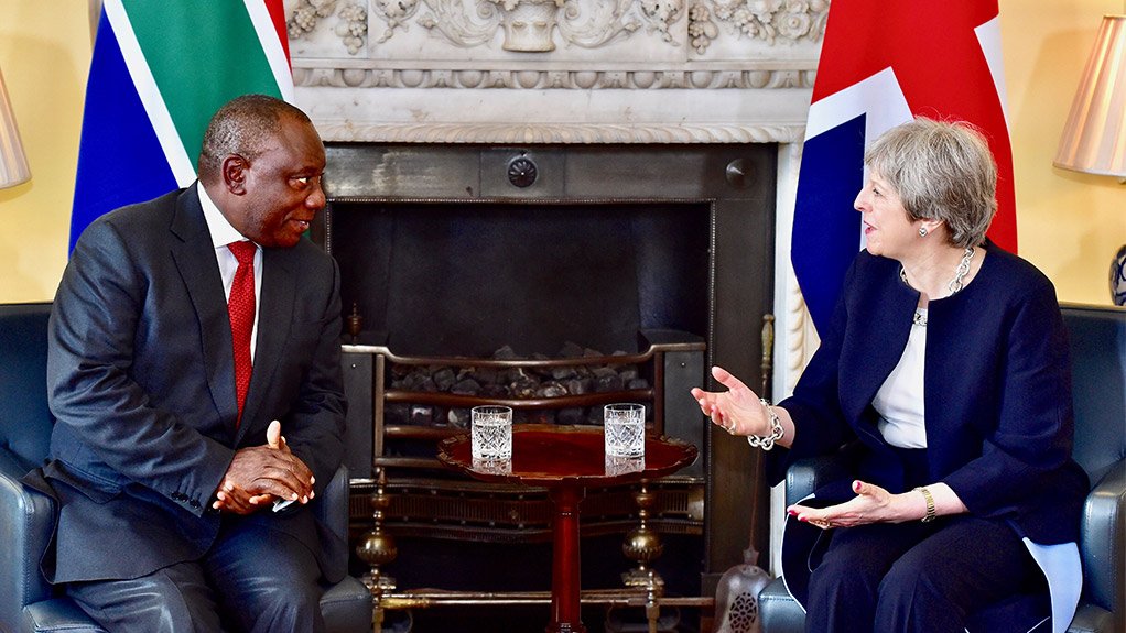 President Cyril Ramaphosa & British Prime Minister Theresa May