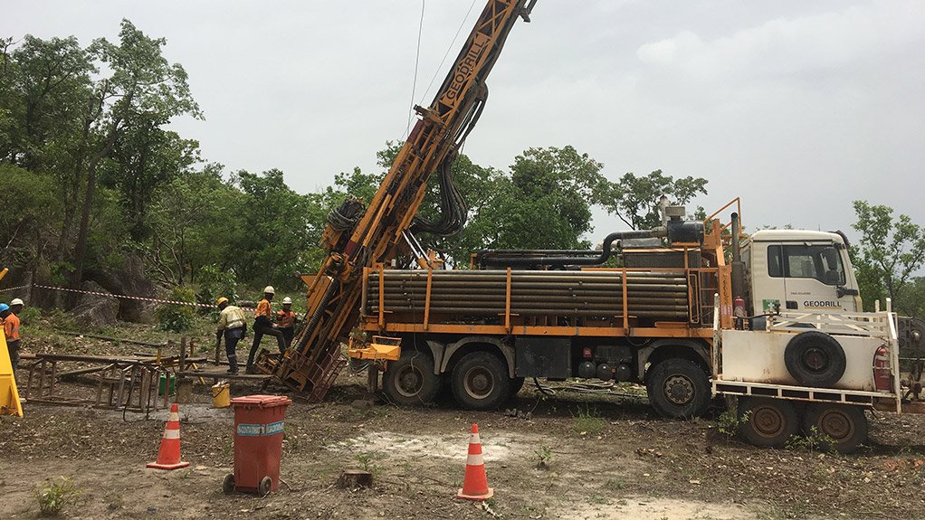 Drilling at Kodal's Bougouni lithium project, in Mali 
