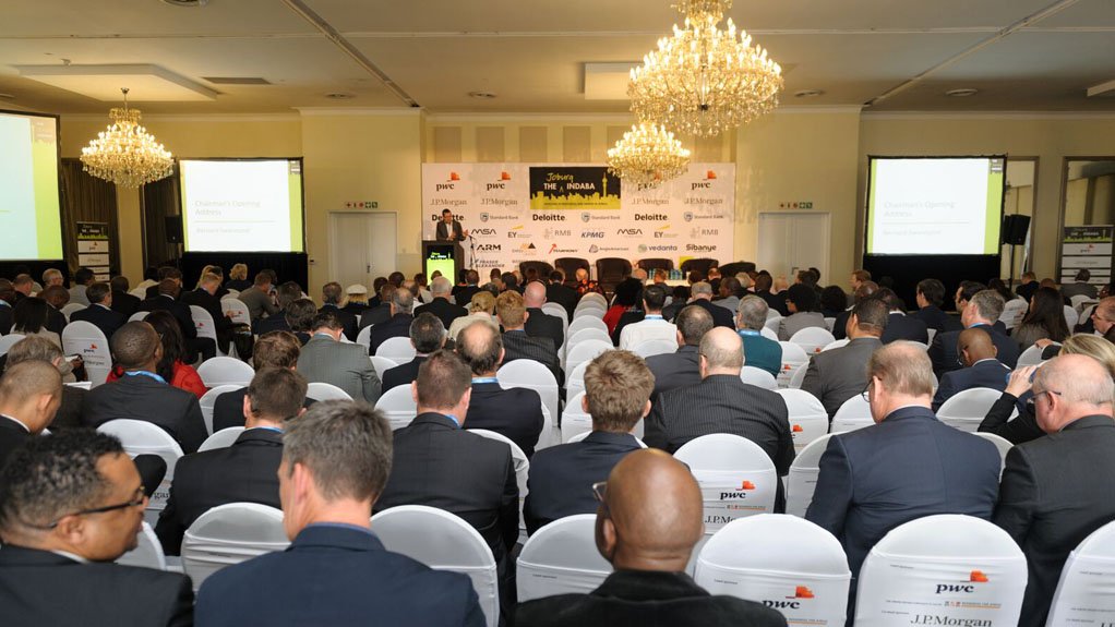 MEANINGFUL DEBATE The Joburg Indaba is known as a mining conference which creates a competitive advantage by facilitating an environment where industry leaders can have honest, open and direct conversations 