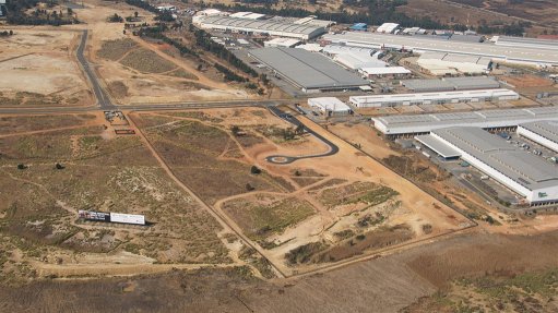 S&J industrial estate, in Germiston Gauteng