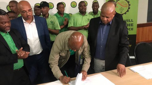 AngloGold reaches three-year wage deal with AMCU, Uasa, Solidarity 