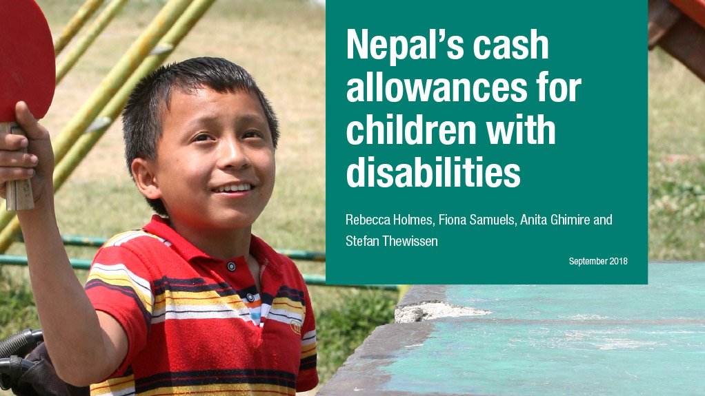 Nepal’s cash allowances for children with disabilities
