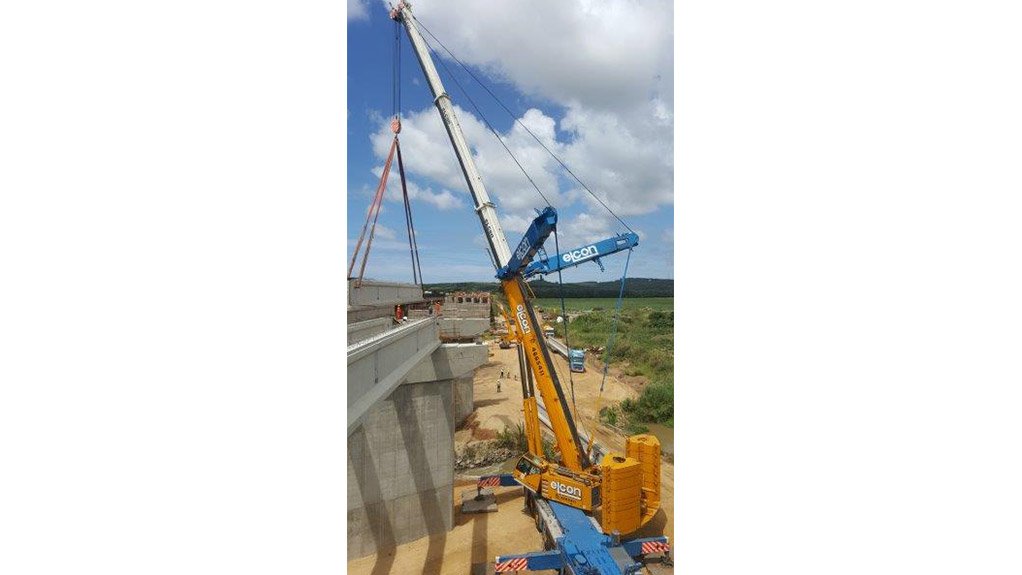 Concord Cranes gives a lift to N2 Mtunzini-to-Empangeni upgrade
