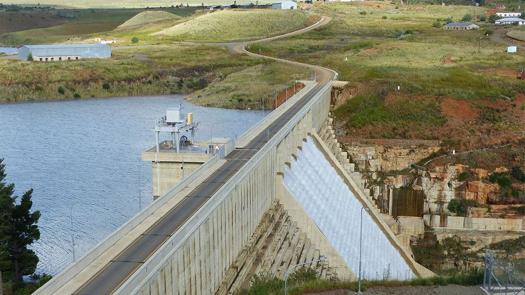 MILESTONE Metolong dam in Lesotho reaches spilling stage for the first time since its completion in 2016 