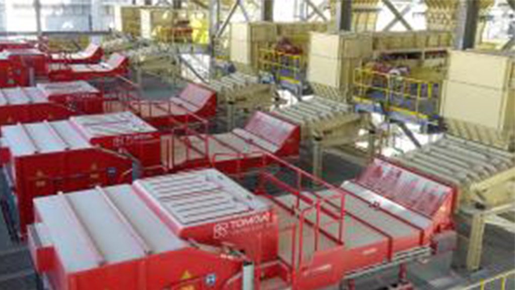 Large new TOMRA x-ray sorter