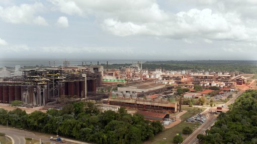 The Alunorte alumina refinery in Brazil.