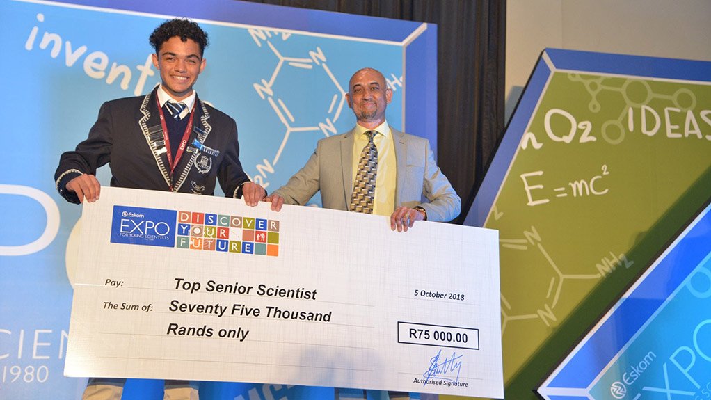Curro Klerksdorp Grade 12 learner Aqil Variava wins Eskom Senior Grand Prize 