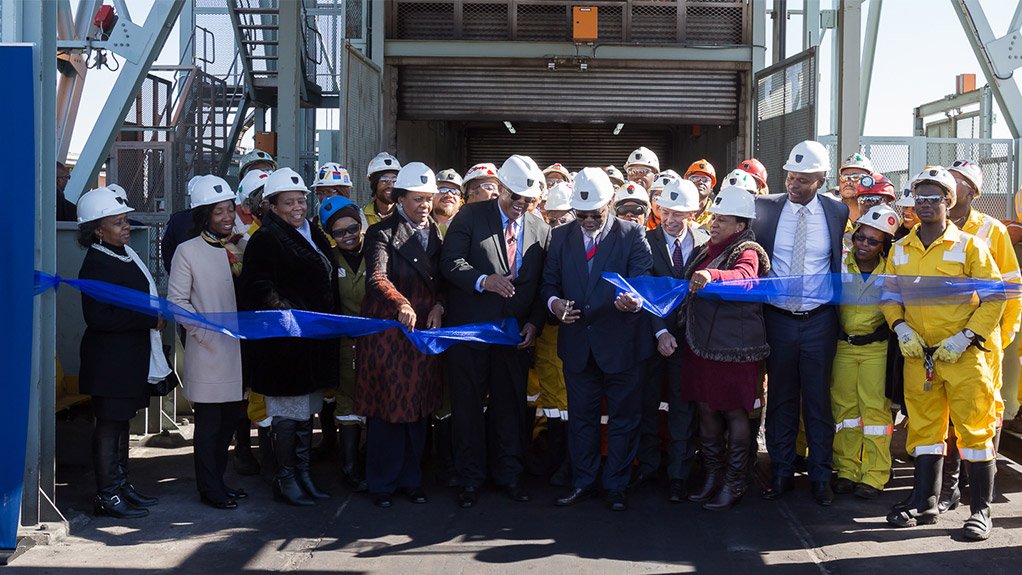 OPEN FOR BUSINESS
The Shondoni mine was officially opened in July this year
