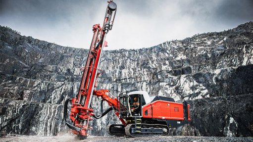 SANDVIK LEOPARD DI650I Sandvik unveiled its first intelligent DTH surface drill rig for the first time at Electra Mining Africa 
