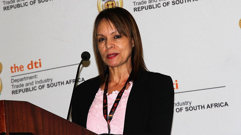 Chief Director of Chemicals, Cosmetics, Plastics and Pharmaceuticals at the dti, Ms Claudy Steyn
