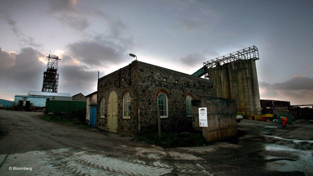 Buildings at the South Crofty tine mine that closed in 1998.