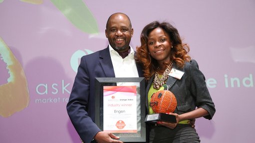 Engen’s service excellence acknowledged with award