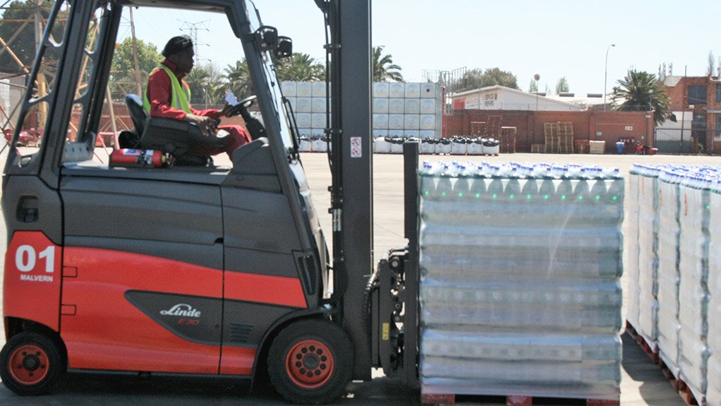 Electric forklifts for fast-growing drinks producer