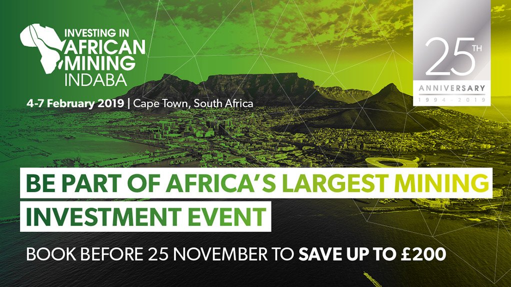 Save 10% for the 25th Anniversary edition of Investing in African Mining Indaba