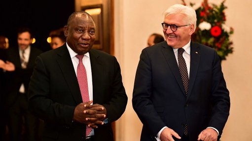 Steinmeier lauds Ramaphosa for investigating State capture scandal
