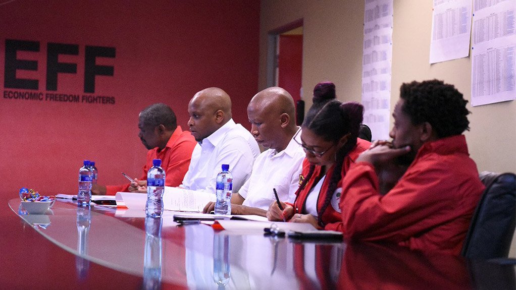 The EFF's Floyd Shivambu & Julius Malema 