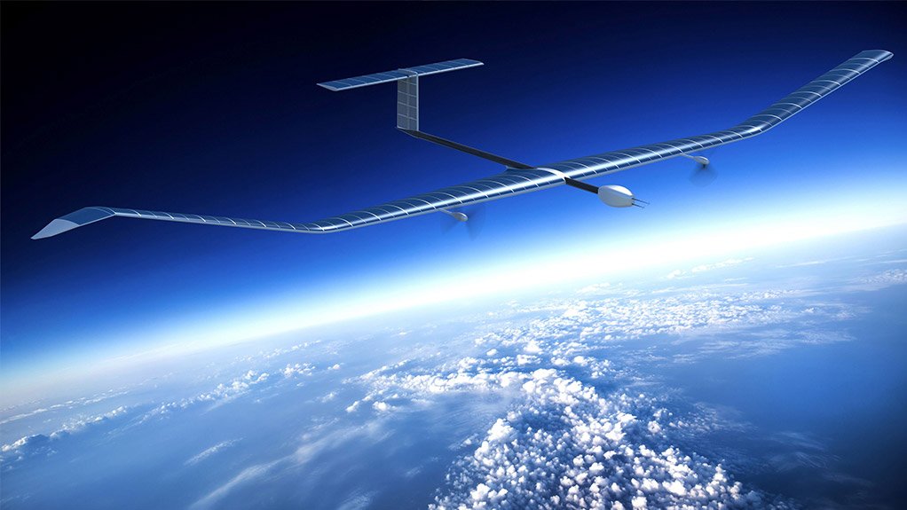 An artist’s impression of a Zephyr S flying in the stratosphere