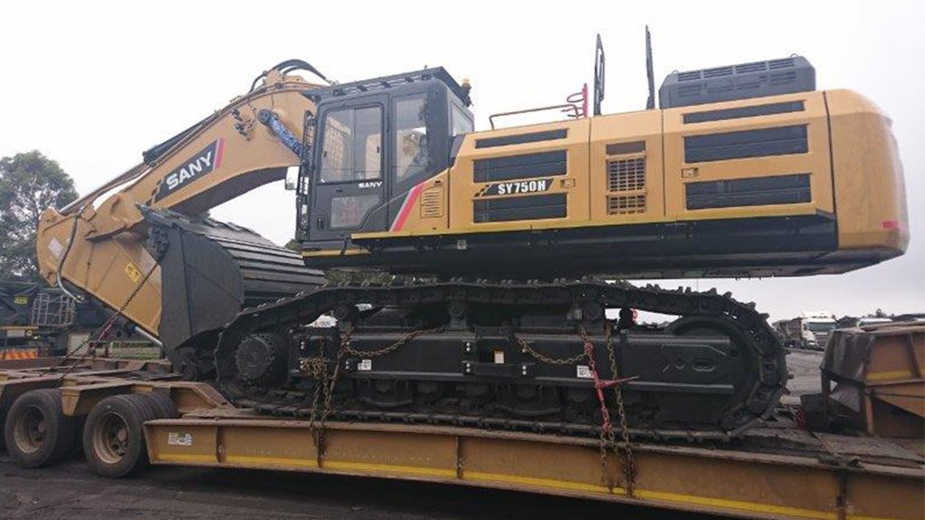 E&J Construction acquires largest excavator in Africa from GEM