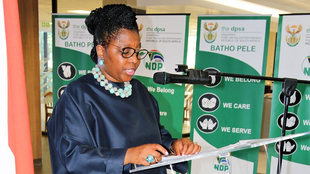 Public Service and Administration Minister Ayanda Dlodlo 