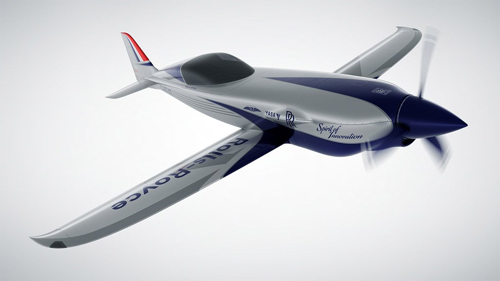 Rolls-Royce concept of an all-electric aircraft 