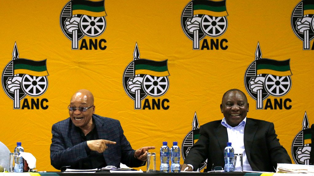 Former President Jacob Zuma & President Cyril Ramaphosa