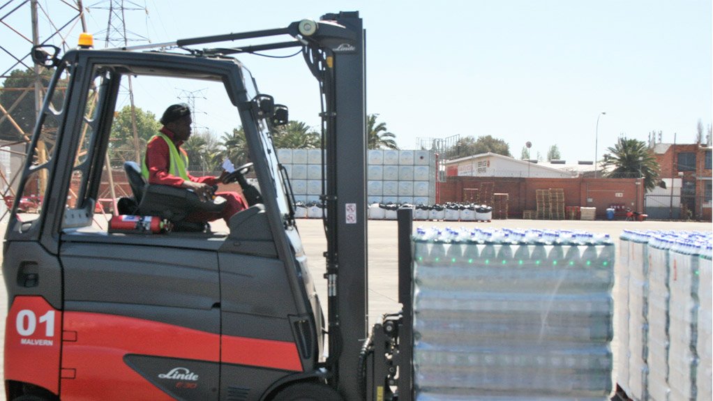 Electric forklifts for fast-growing drinks producer