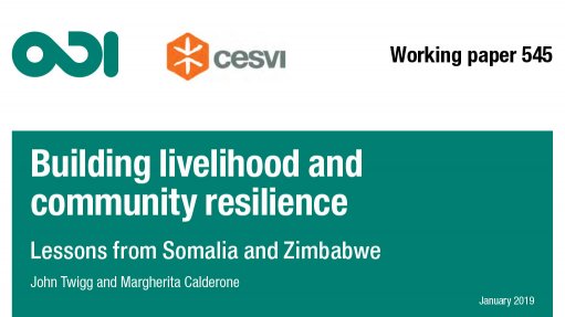 Building livelihood and community resilience: lessons from Somalia and Zimbabwe