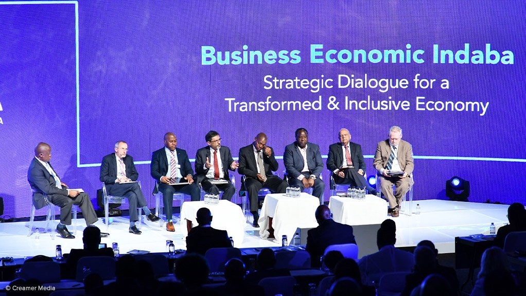 Former National Treasury DG and current Standard Bank CEO Lungisa Fuzile, Busa VP Martin Kingston; Black Management Forum president Andile Nomlala, Economic Development Minister Ebrahim Patel, Cooperative Governance and Traditional Affairs Minister Dr Zweli Mkhize, Finance Minister Tito Mboweni, Public Enterprises Minister Pravin Gordhan and Trade and Industry Minister Dr Rob Davies 