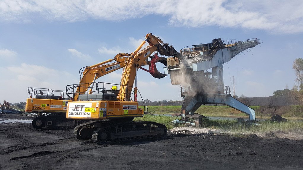Complex heavy industrial demolition - from mining to power generation