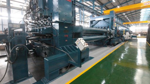 STRETCHER LEVELLER
Allied Steelrode’s technology investment roadmap has culminated in the installation of its second stretcher leveller at its Midvaal-based facility