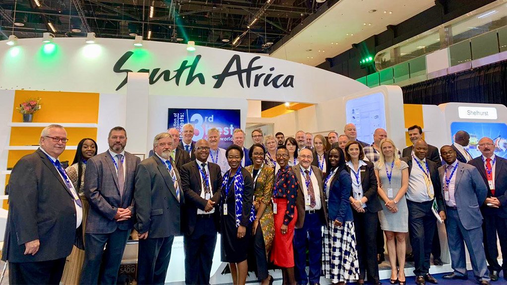 The South African business delegation at IDEX 2019 in Abu Dhabi, United Arab Emirates