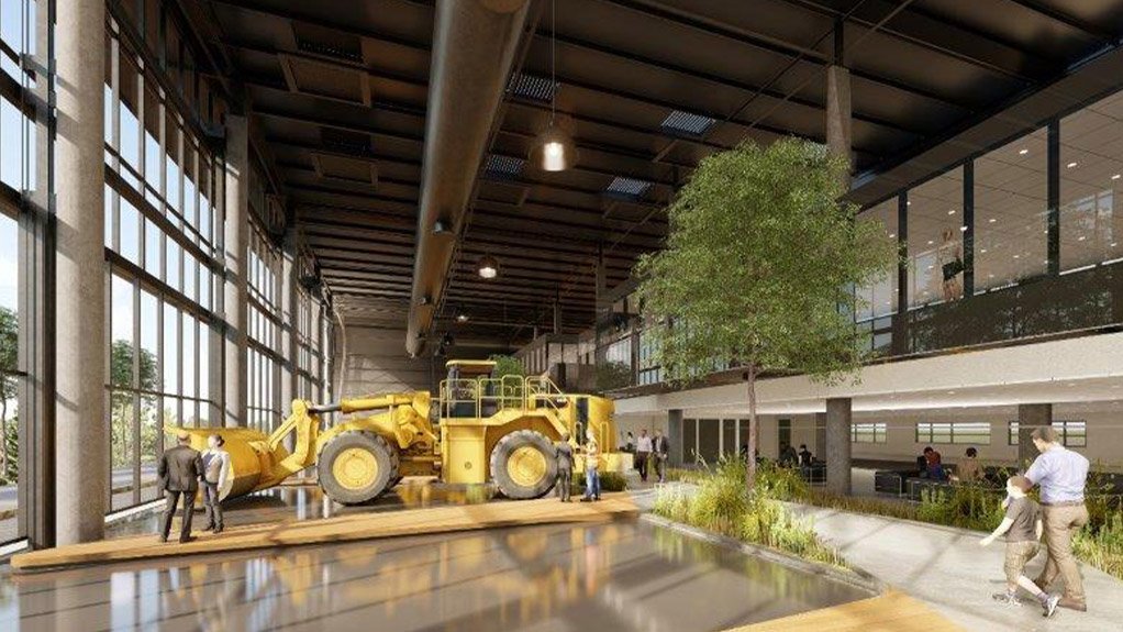 Bubble-like showroom for earthmoving equipment is a first for SA